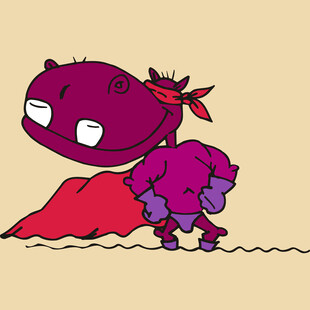 紫色超人恐龙准备出击