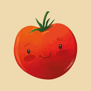 可爱番茄卡通形象