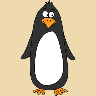 卡通企鹅形象