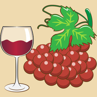 葡萄与红酒的美妙组合