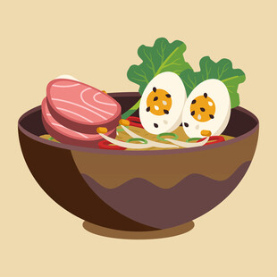 美味日式豚骨拉面