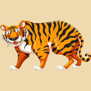 卡通老虎形象