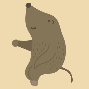 跳舞的可爱小老鼠