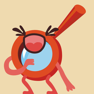 可爱独眼卡通角色