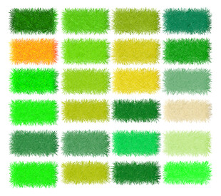 草坪草地矢量素材