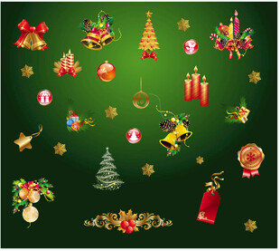 圣诞装饰元素集合