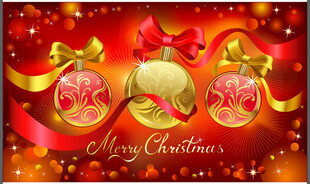 圣诞装饰背景图