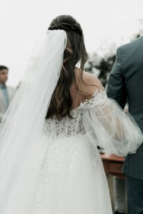 新娘背影 浪漫婚礼瞬间