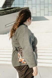 背影女子 时尚休闲穿搭