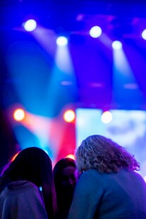 舞台下观 沉醉音乐现场