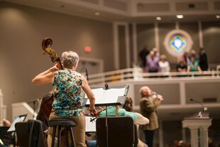 室内乐队演奏场景