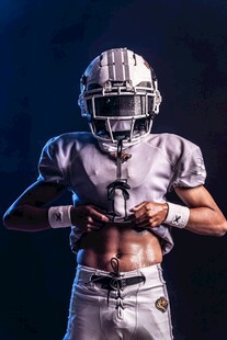 美式橄榄球运动员帅气亮相