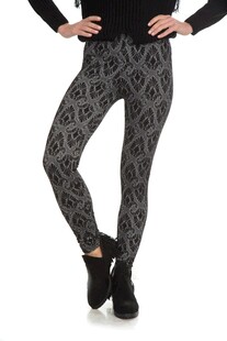 女士几何图案紧身裤展示