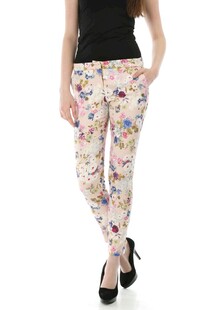 女士印花休闲裤时尚穿搭