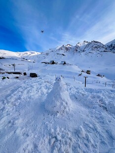 雪山雪地风光美景