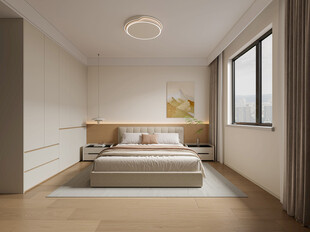 简约现代风卧室室内场景