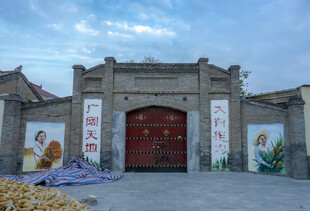 传统中式大门建筑景观