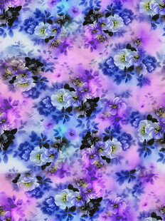 梦幻花卉抽象图案纹理