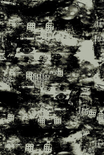 抽象水墨风格纹理图案