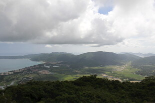 三亚山海云雾美景