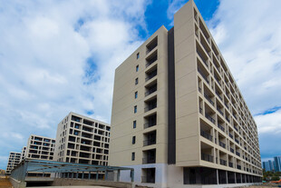 现代高层公寓建筑外观