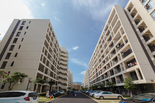 城市中林立的现代居民楼