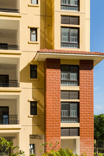 现代多层住宅外观