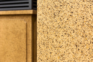 棕黄色纹理墙面细节展示