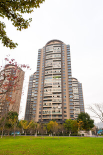 城市中的高层住宅景观