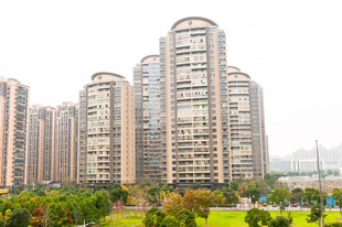 城市高层住宅区景观