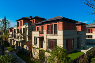 豪华联排别墅外观景观