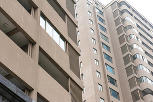 城市中的高层现代建筑