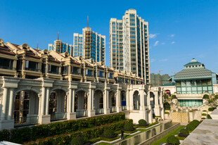 欧式风格城市建筑群景观