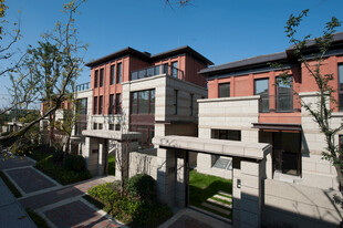 现代风格联排别墅景观