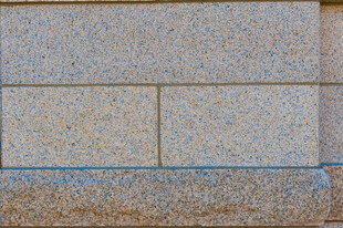 石材墙面纹理特写