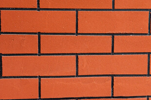 红砖墙面纹理特写