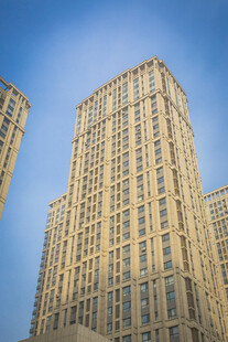 现代高楼大厦外观景致