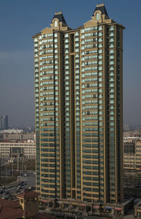 高层住宅楼景观