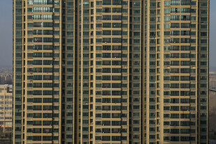 高楼大厦外观特写