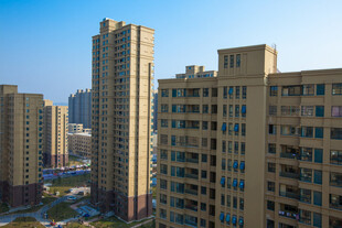 城市高层住宅区景观