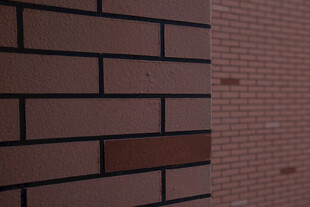 棕色砖墙纹理特写