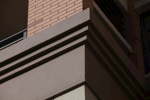 建筑角落细节特写