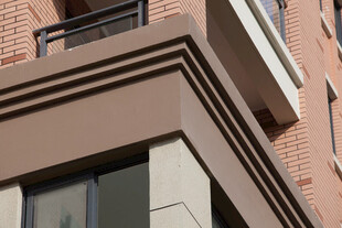 现代建筑外立面局部细节