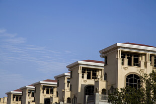 欧式风格排屋建筑景观