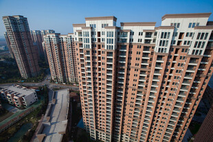 高层住宅小区俯瞰景象