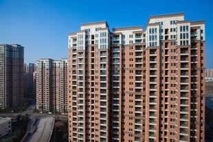 城市高层住宅楼景观