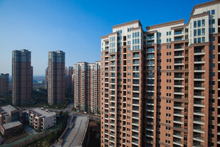 城市高层住宅建筑群景观