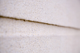 浅色泡沫材料特写