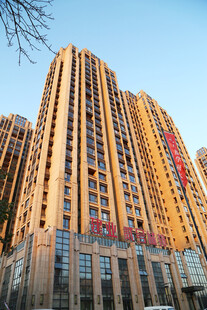 高层住宅建筑群外观