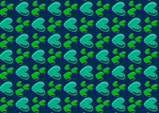 绿色海马图案背景纹理